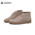 ABINITIO Custom Design Stylish Autumn Winter Men Casual Suede Shoes